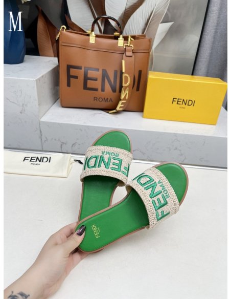 Fendi Slippers 029,Fendi Slippers,Slides Slippers,More Brands