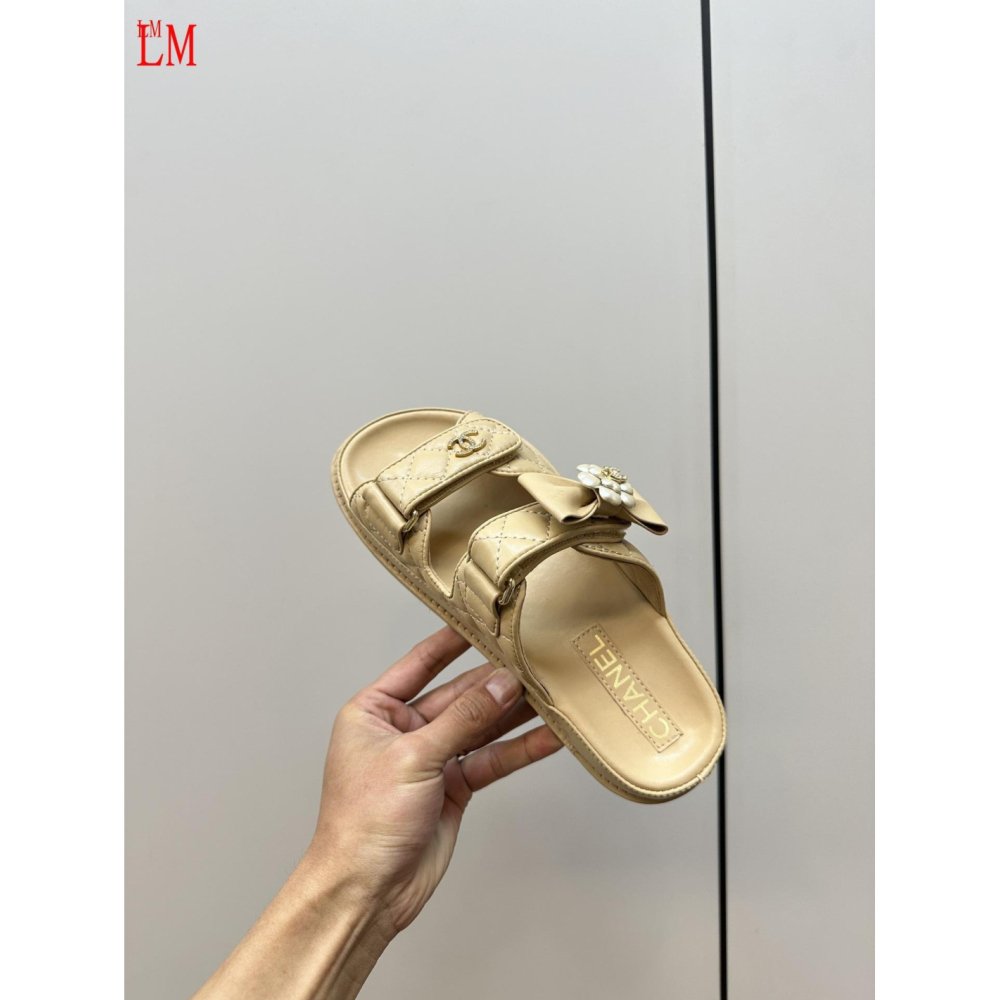 Chanel Slippers 002,Chanel Slippers,Slides Slippers,More Brands