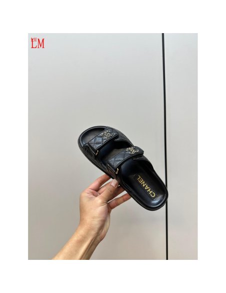 Chanel Slippers 010,Chanel Slippers,Slides Slippers,More Brands