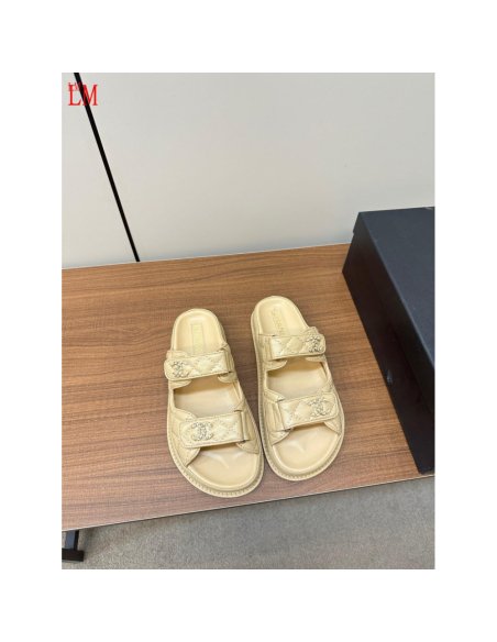 Chanel Slippers 013,Chanel Slippers,Slides Slippers,More Brands