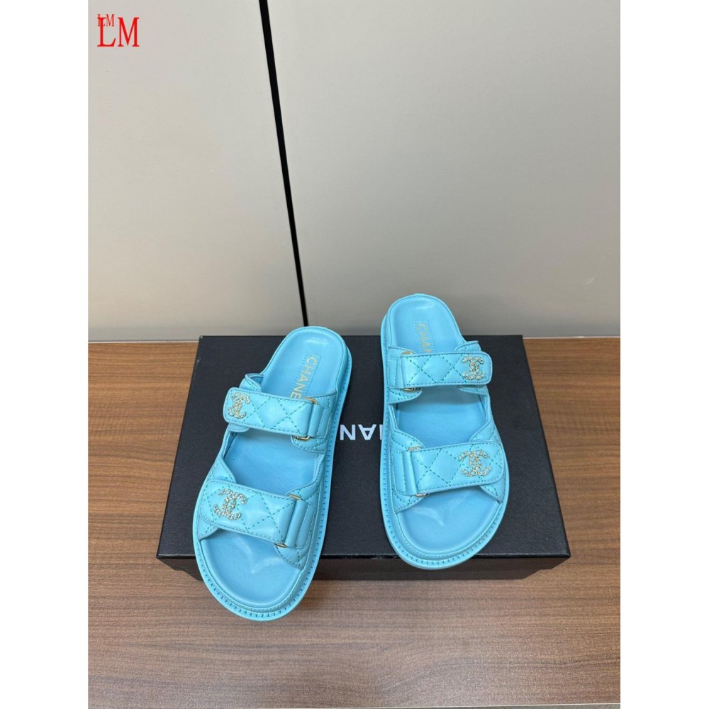 Chanel Slippers 014,Chanel Slippers,Slides Slippers,More Brands