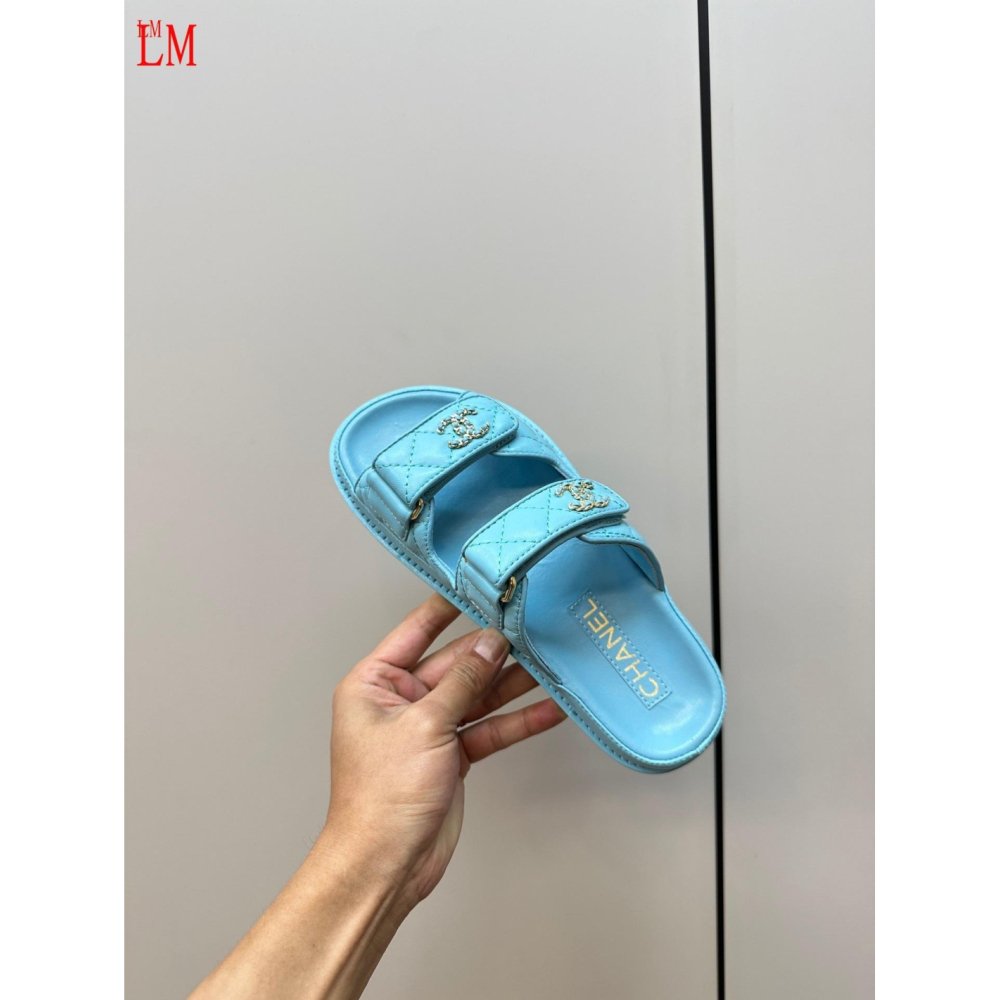 Chanel Slippers 014,Chanel Slippers,Slides Slippers,More Brands