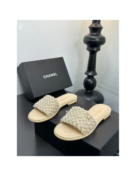 Chanel Slippers 036,Chanel Slippers,Slides Slippers,More Brands