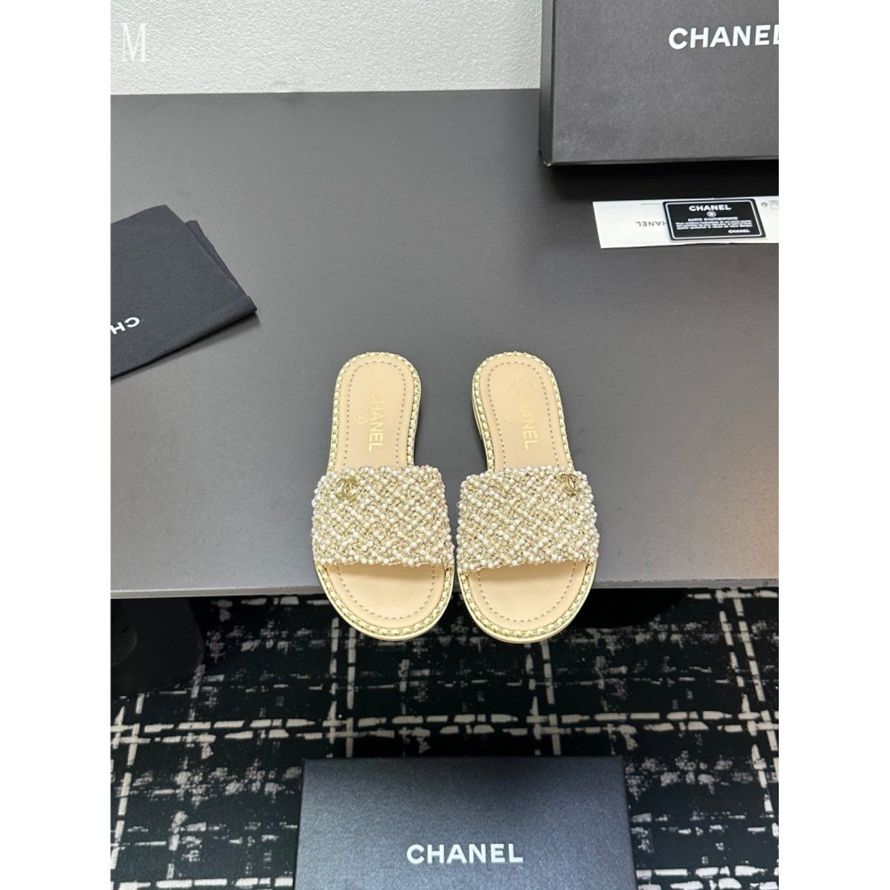 Chanel Slippers 036,Chanel Slippers,Slides Slippers,More Brands