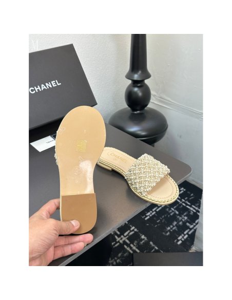 Chanel Slippers 036,Chanel Slippers,Slides Slippers,More Brands