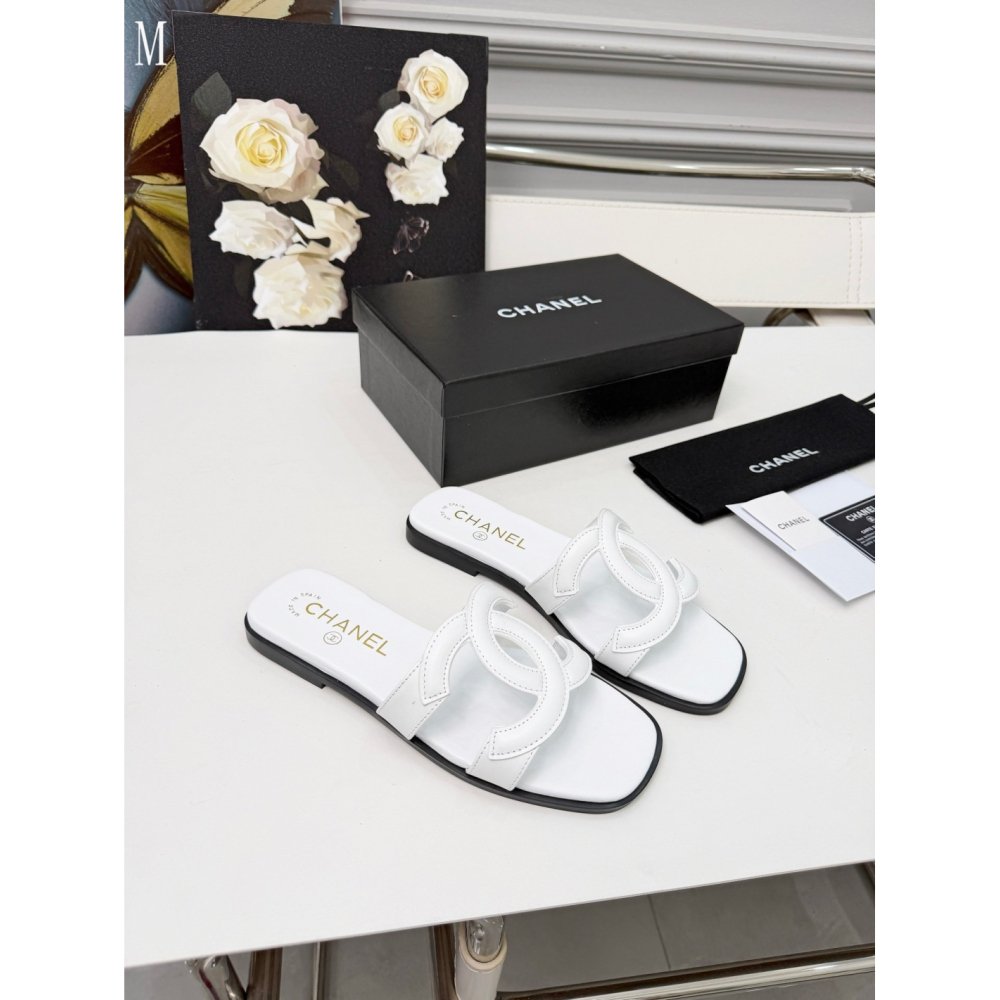 Chanel Slippers 133,Chanel Slippers,Slides Slippers,More Brands