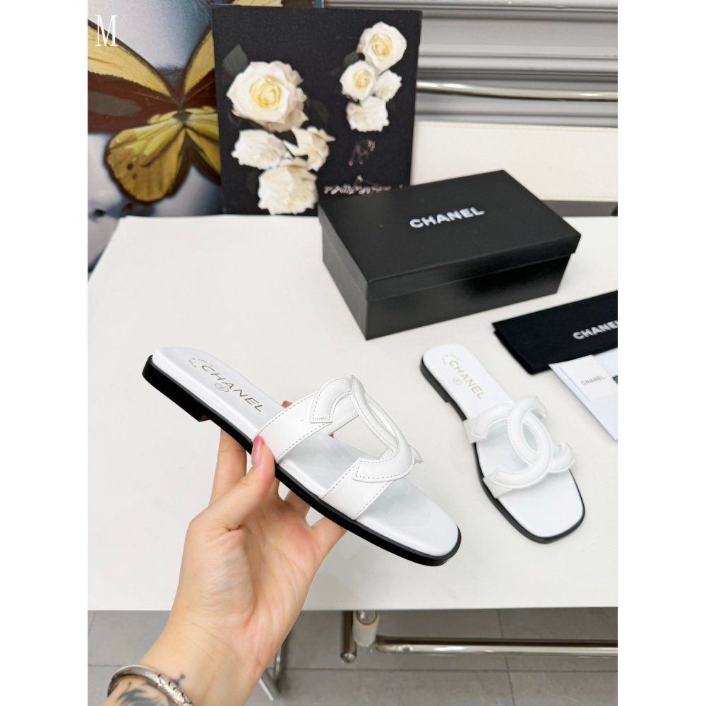 Chanel Slippers 133,Chanel Slippers,Slides Slippers,More Brands