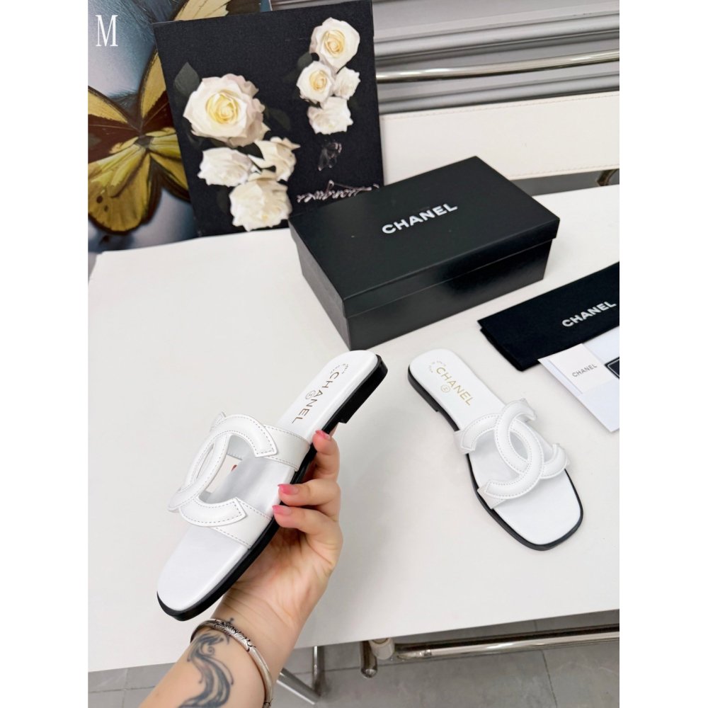 Chanel Slippers 133,Chanel Slippers,Slides Slippers,More Brands