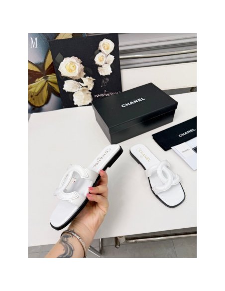 Chanel Slippers 133,Chanel Slippers,Slides Slippers,More Brands