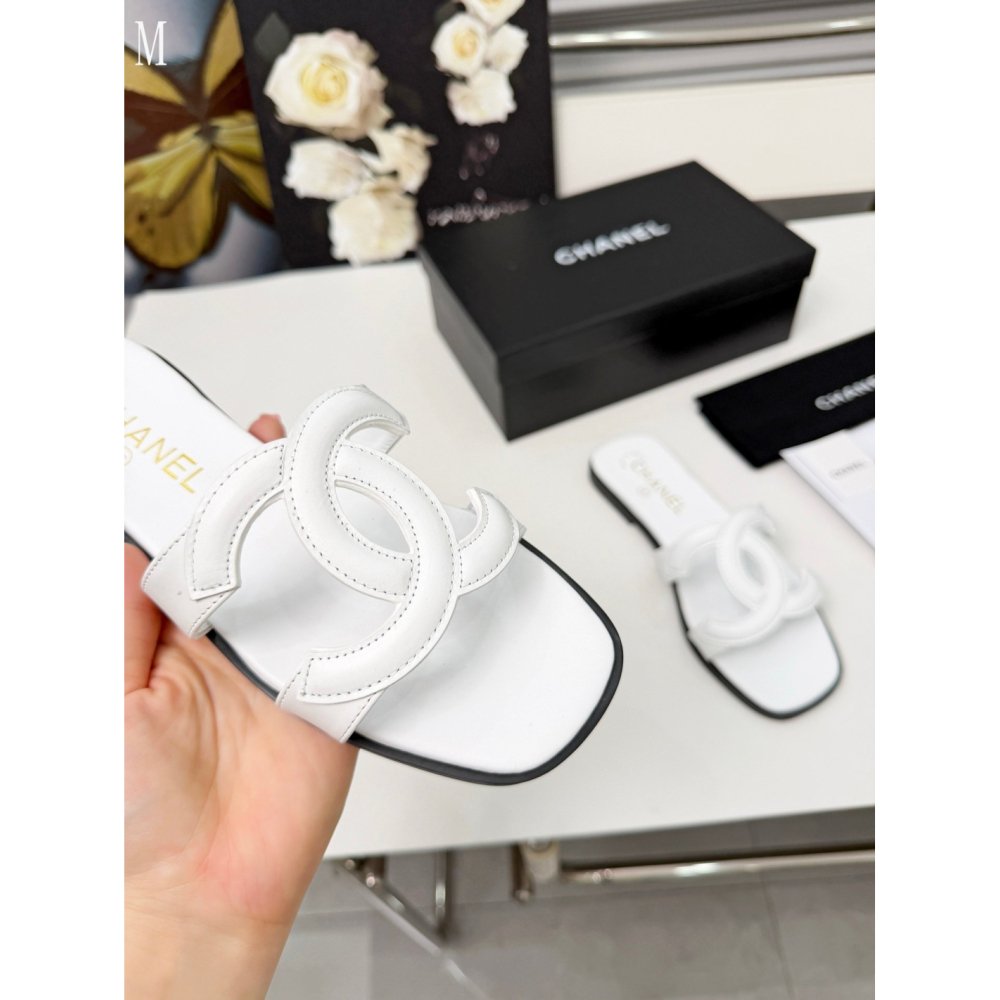 Chanel Slippers 133,Chanel Slippers,Slides Slippers,More Brands
