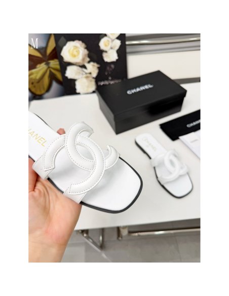 Chanel Slippers 133,Chanel Slippers,Slides Slippers,More Brands