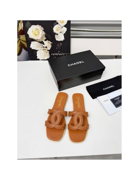 Chanel Slippers 134,Chanel Slippers,Slides Slippers,More Brands