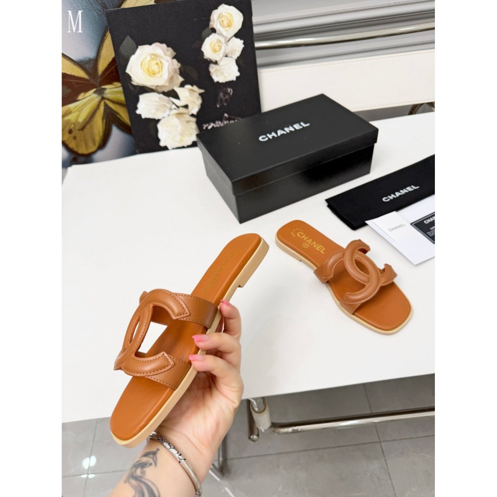 Chanel Slippers 134,Chanel Slippers,Slides Slippers,More Brands