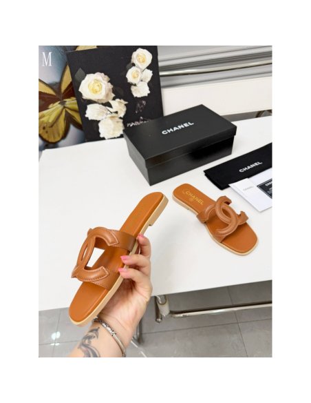 Chanel Slippers 134,Chanel Slippers,Slides Slippers,More Brands