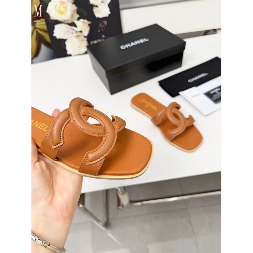 Chanel Slippers 134,Chanel Slippers,Slides Slippers,More Brands