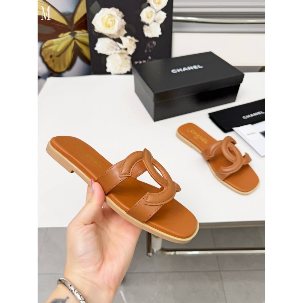 Chanel Slippers 134,Chanel Slippers,Slides Slippers,More Brands