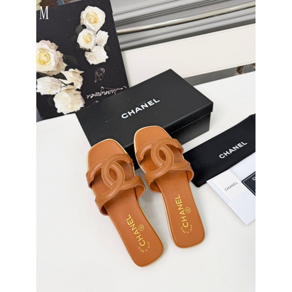 Chanel Slippers 134,Chanel Slippers,Slides Slippers,More Brands