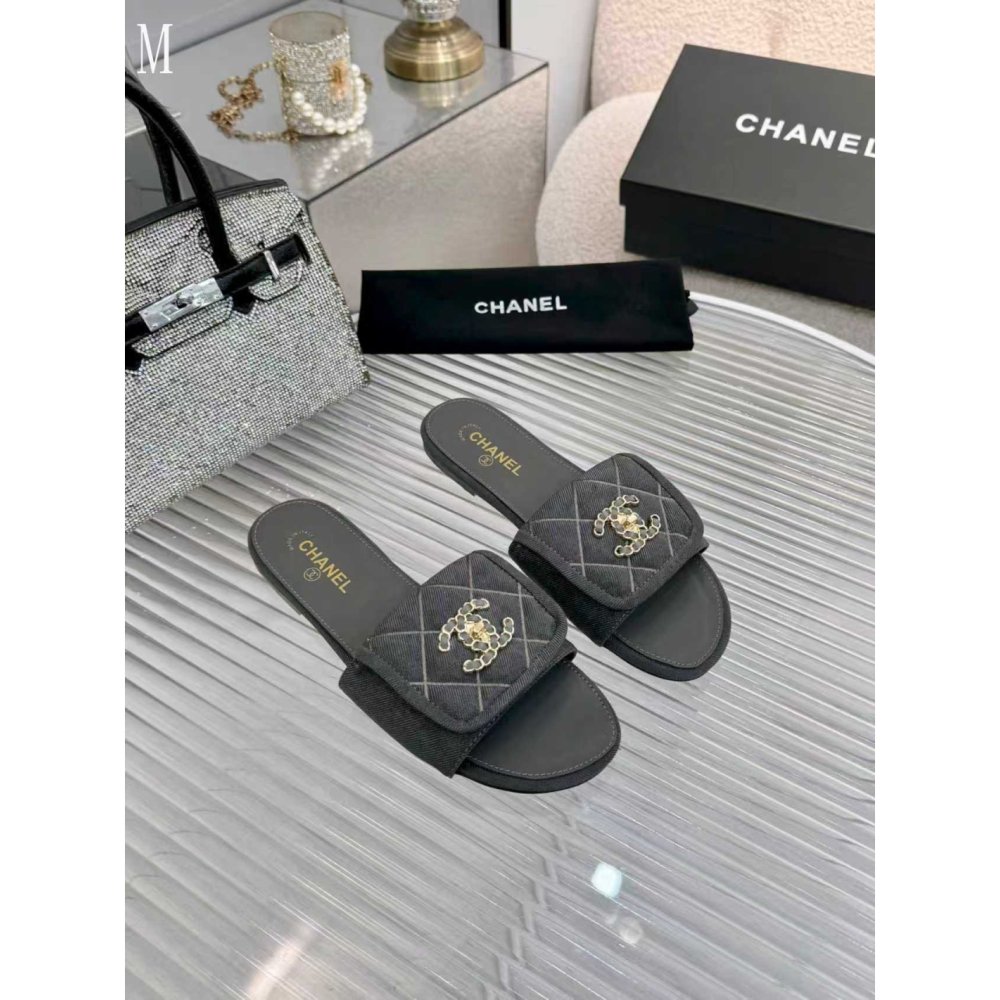Chanel Slippers 192,Chanel Slippers,Slides Slippers,More Brands