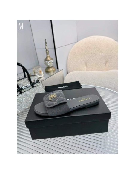 Chanel Slippers 192,Chanel Slippers,Slides Slippers,More Brands