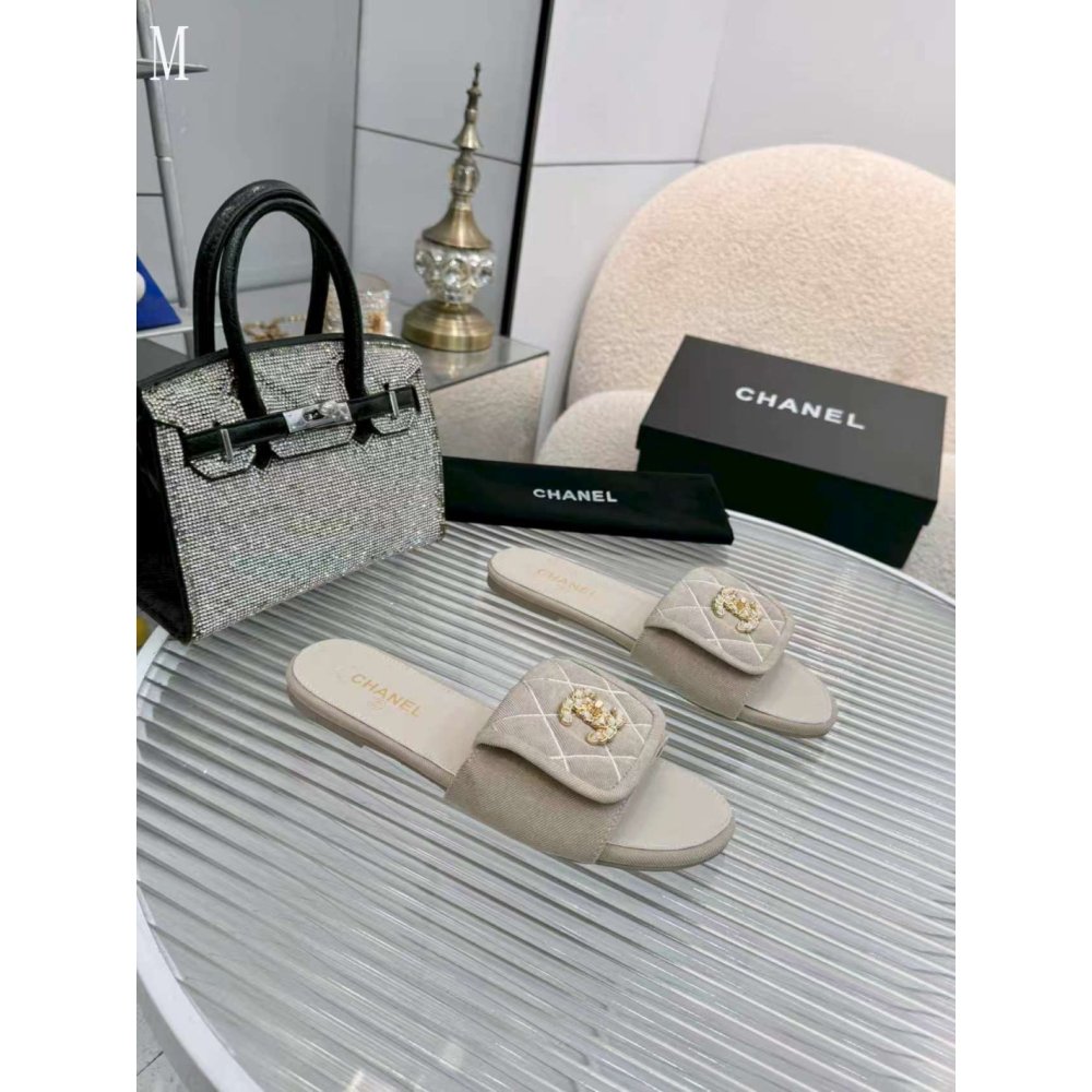 Chanel Slippers 194,Chanel Slippers,Slides Slippers,More Brands