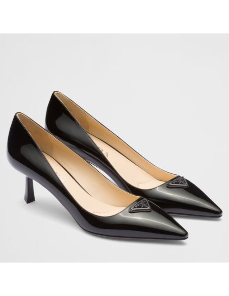 Cheap Reps Prada Pumps 55mm in Black Patent Leather