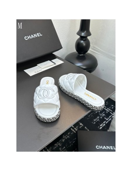 Chanel Slippers 051,Chanel Slippers,Slides Slippers,More Brands