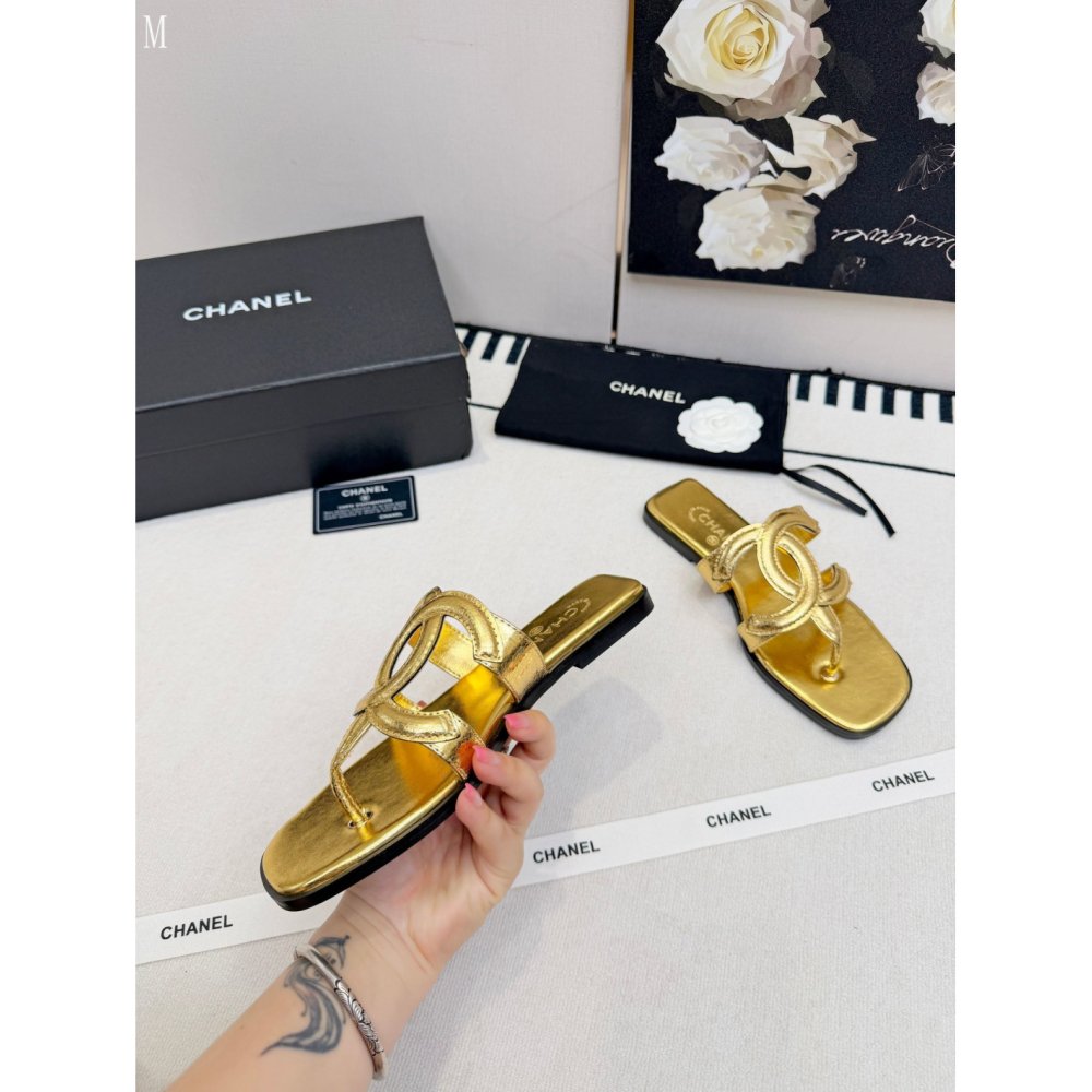 Chanel Slippers 147,Chanel Slippers,Slides Slippers,More Brands
