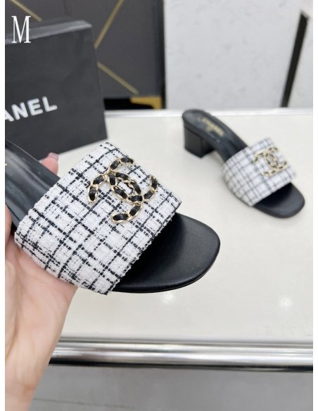 Chanel Slippers 108,Chanel Slippers,Slides Slippers,More Brands