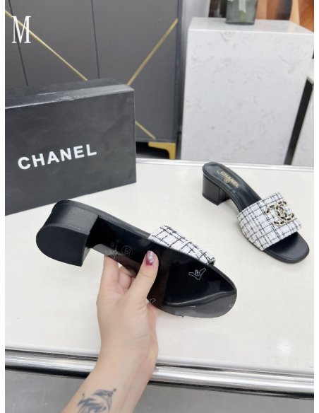Chanel Slippers 108,Chanel Slippers,Slides Slippers,More Brands