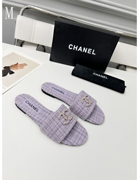 Chanel Slippers 114,Chanel Slippers,Slides Slippers,More Brands