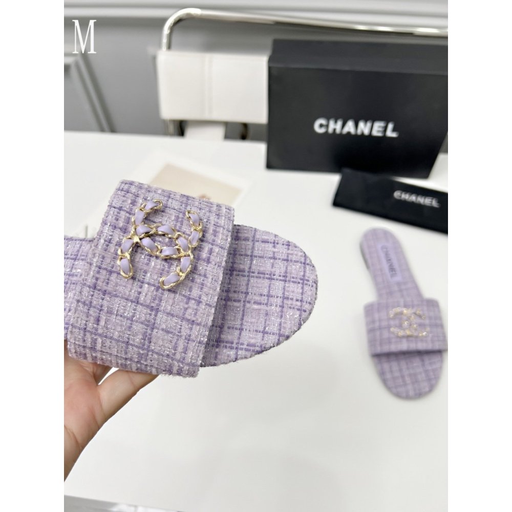 Chanel Slippers 114,Chanel Slippers,Slides Slippers,More Brands