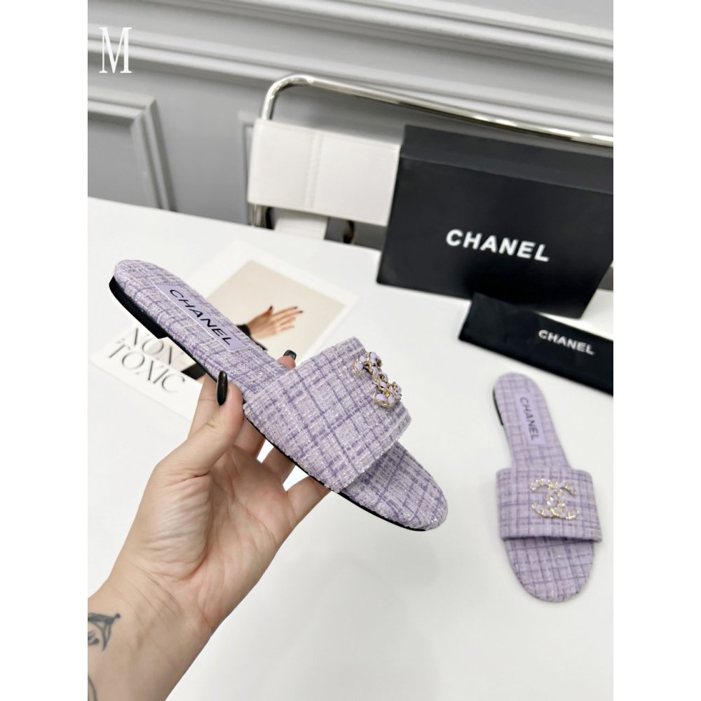 Chanel Slippers 114,Chanel Slippers,Slides Slippers,More Brands
