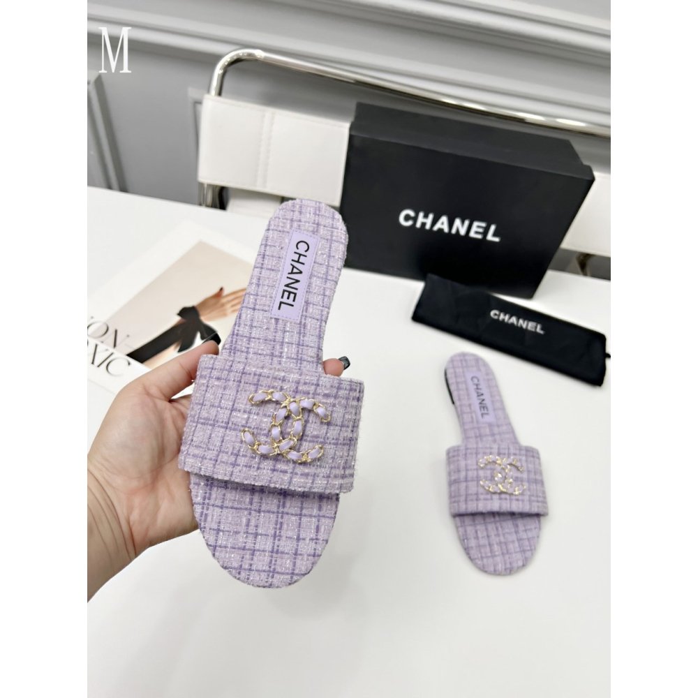 Chanel Slippers 114,Chanel Slippers,Slides Slippers,More Brands