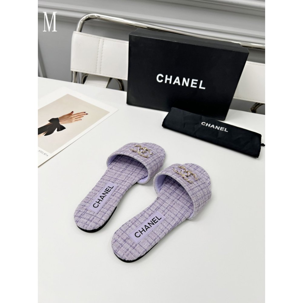 Chanel Slippers 114,Chanel Slippers,Slides Slippers,More Brands