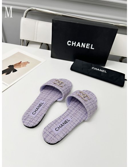 Chanel Slippers 114,Chanel Slippers,Slides Slippers,More Brands