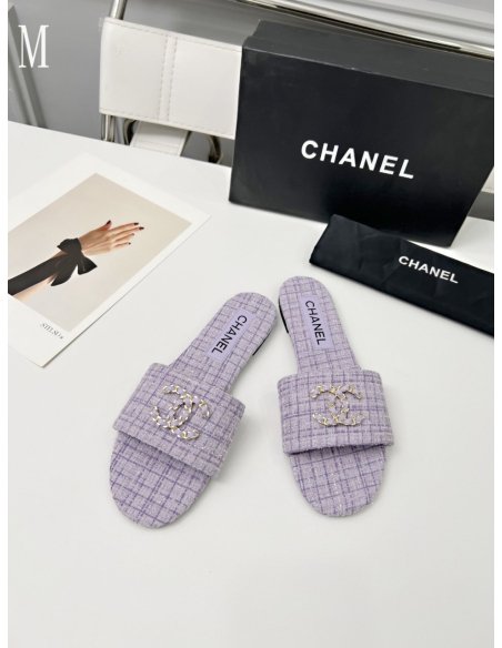 Chanel Slippers 114,Chanel Slippers,Slides Slippers,More Brands