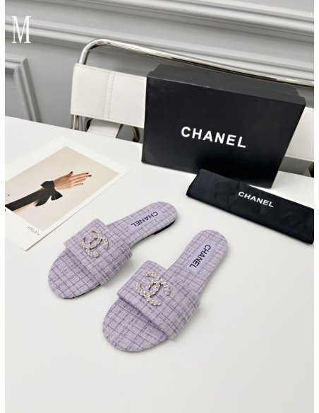 Chanel Slippers 114,Chanel Slippers,Slides Slippers,More Brands