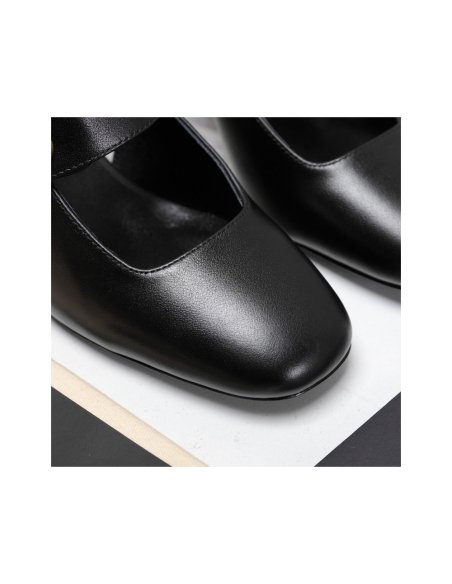Cheap Reps Valentino VLogo Locker Mary-Jane Slingback Pumps 60mm in Black Calfskin