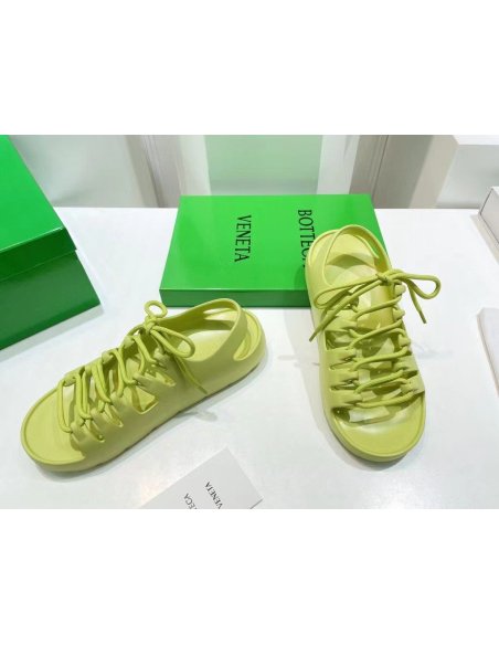 Cheap Reps Bottega Veneta Jelly Sandals In Seagrass Rubber