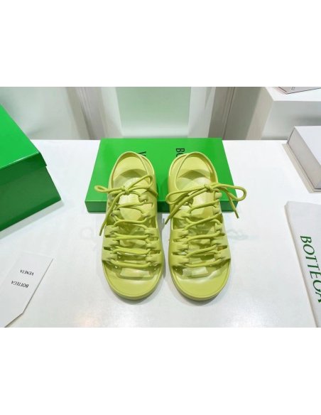 Cheap Reps Bottega Veneta Jelly Sandals In Seagrass Rubber