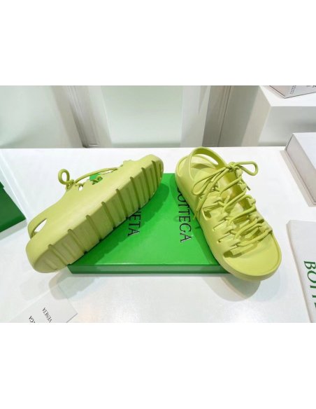 Cheap Reps Bottega Veneta Jelly Sandals In Seagrass Rubber