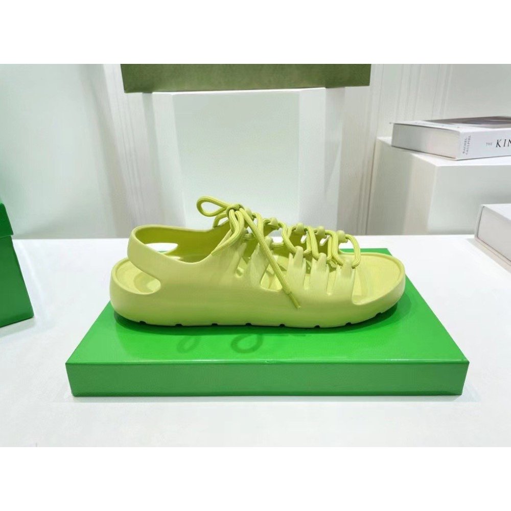 Cheap Reps Bottega Veneta Jelly Sandals In Seagrass Rubber