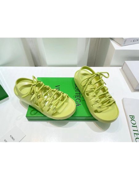 Cheap Reps Bottega Veneta Jelly Sandals In Seagrass Rubber