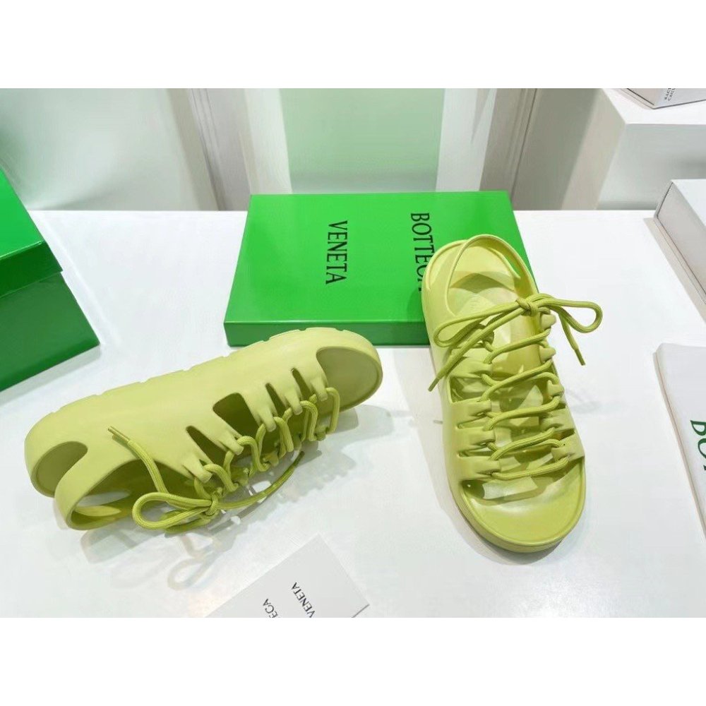 Cheap Reps Bottega Veneta Jelly Sandals In Seagrass Rubber