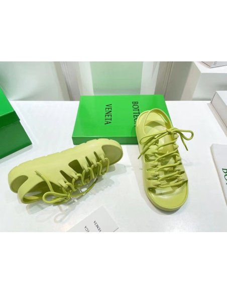 Cheap Reps Bottega Veneta Jelly Sandals In Seagrass Rubber