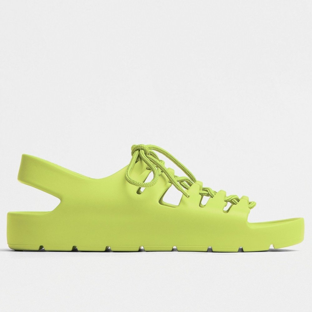 Cheap Reps Bottega Veneta Jelly Sandals In Seagrass Rubber