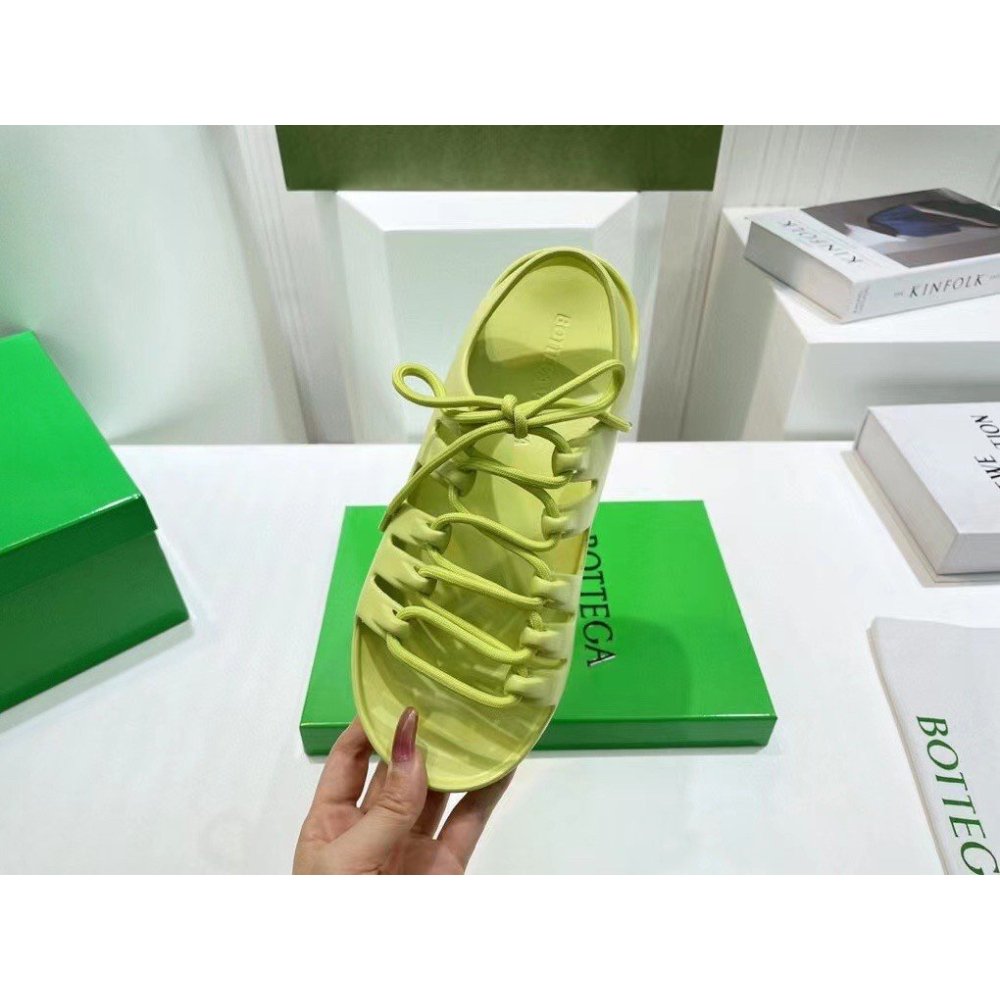 Cheap Reps Bottega Veneta Jelly Sandals In Seagrass Rubber