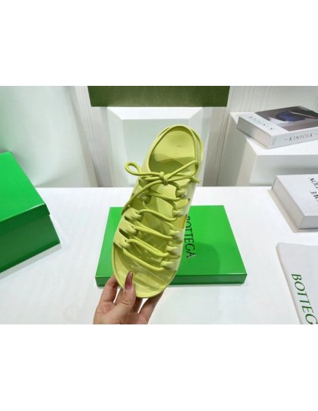 Cheap Reps Bottega Veneta Jelly Sandals In Seagrass Rubber