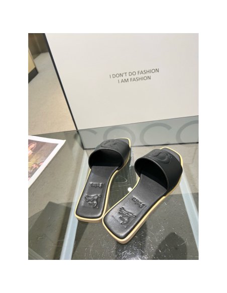 Cheap Reps Christian Louboutin CL Mules in Black Leather