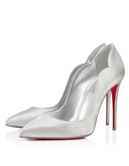 Cheap Reps Christian Louboutin Hot Chick 100mm Pumps In Sequin Fabric